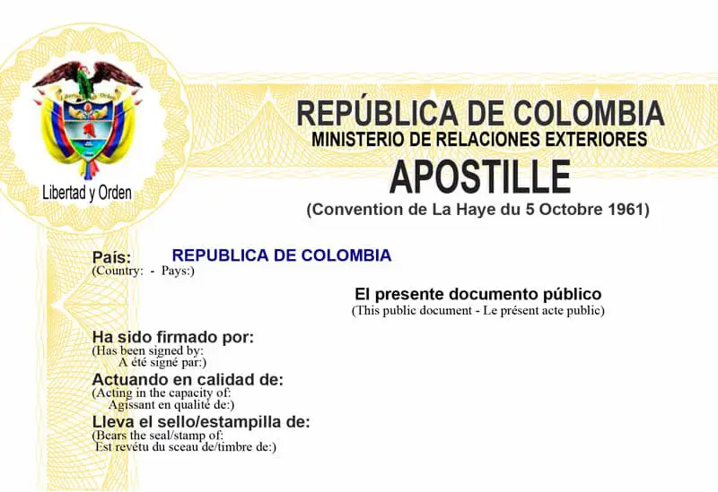 Apostilla de documentos